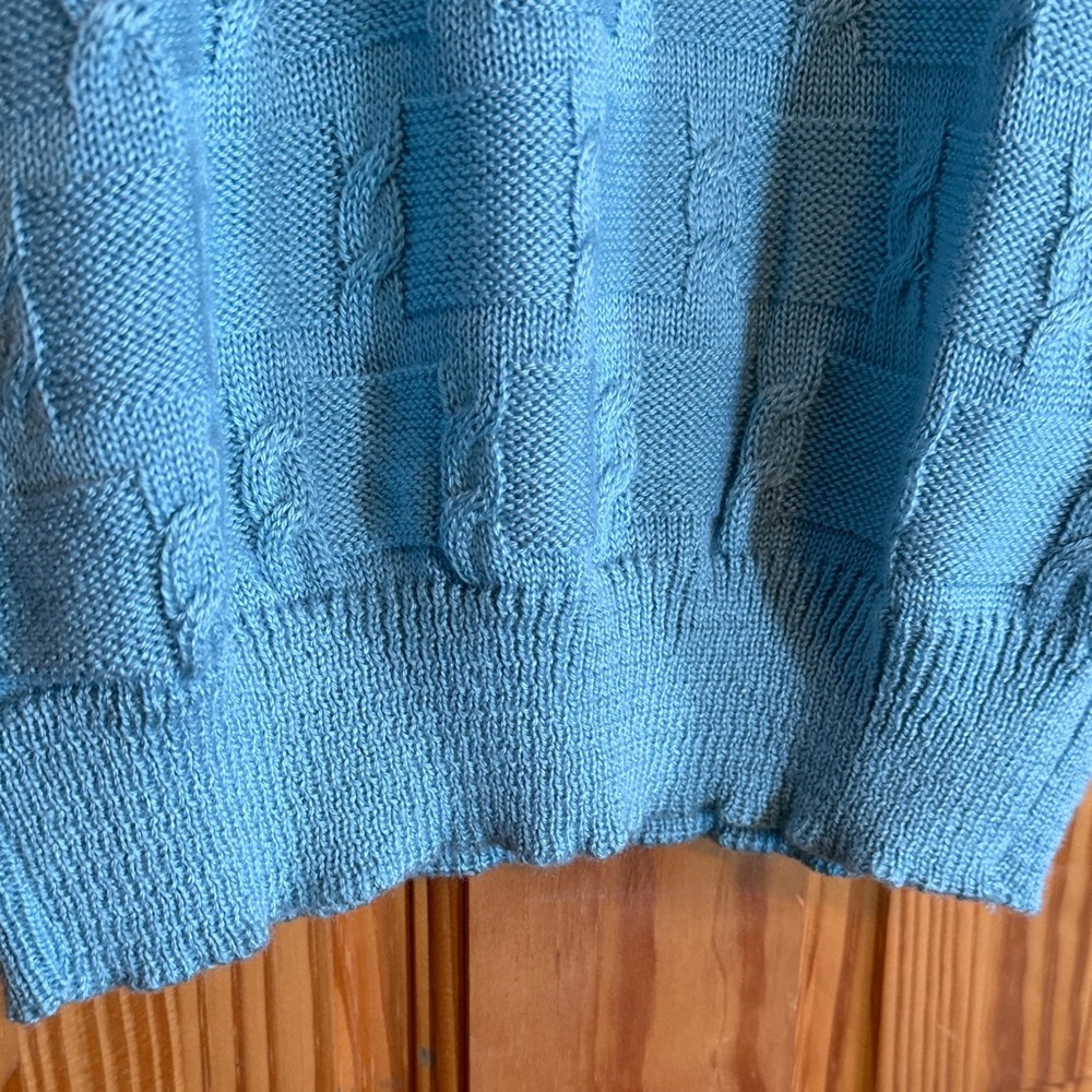 Vintage Blake by Devon Light Blue Knit Top - Picture 7 of 7